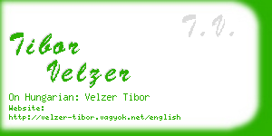 tibor velzer business card